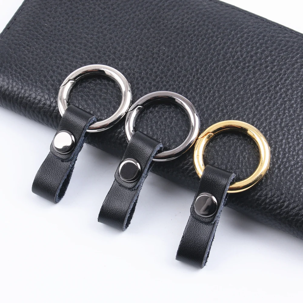 

New Arrival Unisex Leather Rope Handmade Waven Keychain Zinc Alloy Key Chain Car Key Ring for bmw audi benz vw Chevrolet toyota