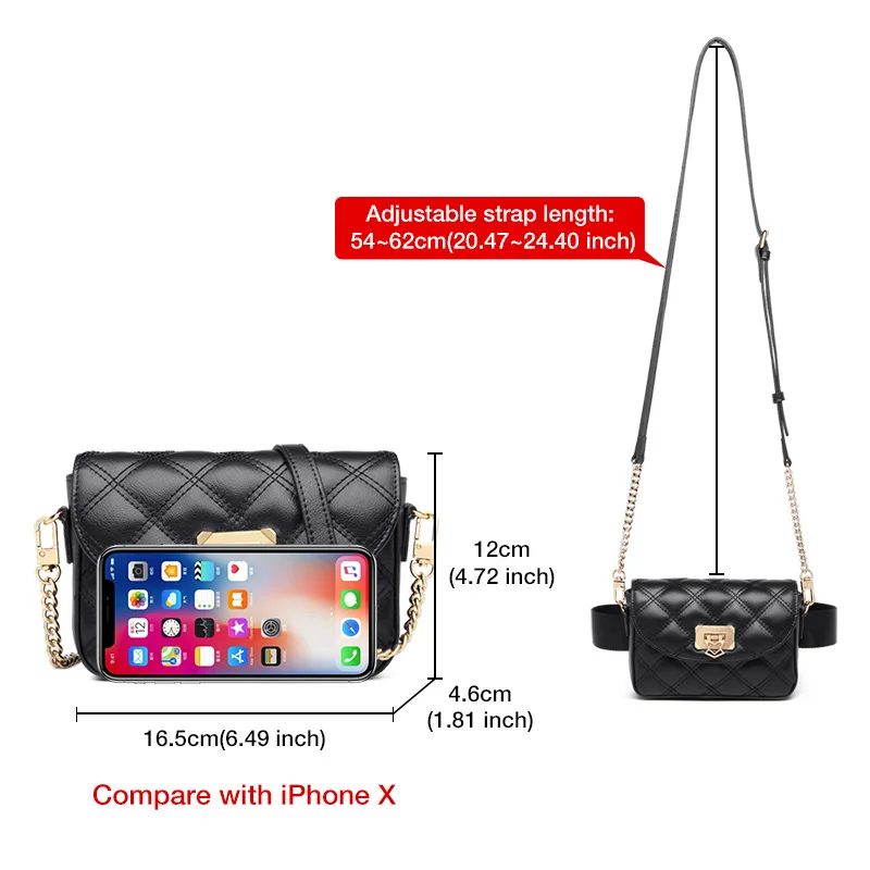 “ Feminino de Luxo Senhora Elegantes Foxer 2019 New