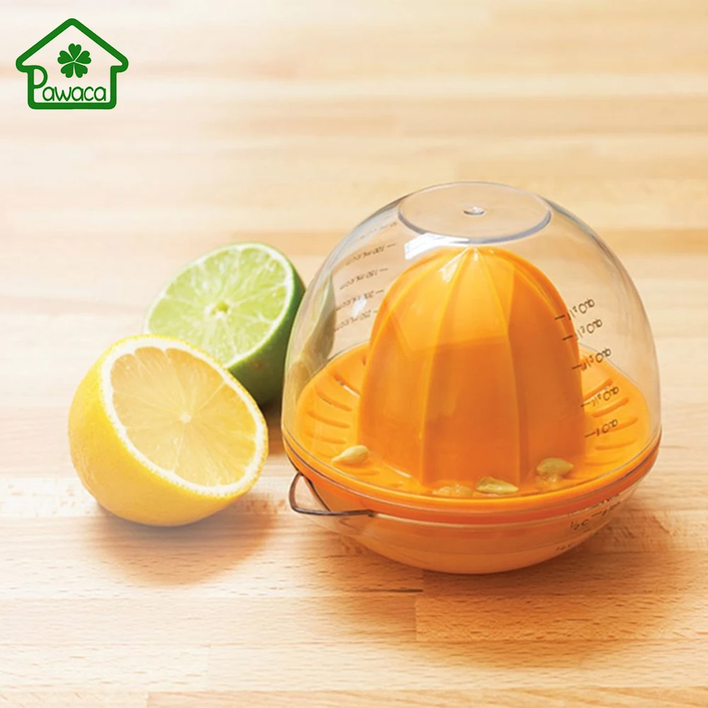 1Pcs Multifunction Manual Juice Extractor with Measuring Cup Orange