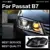 AKD Styling Auto per VW Passat B7 Faro 2012-2016 Passat Europa LED DRL Hid Testa Della Lampada Dell’occhio di Angelo bi Xeno del Fascio Accessori