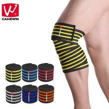 CAMEWIN бренд 1 шт 200*8,5 см наколенник для тяжелой атлетики Спортивная нейлоновая эластичная коленная повязка наколенники высокого качества наколенник