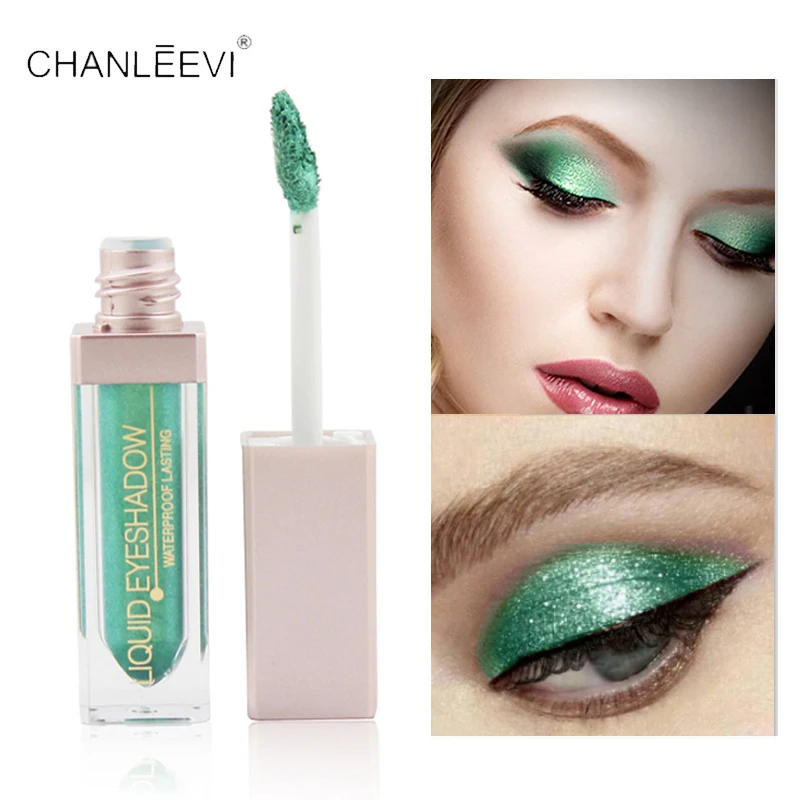 

Professional Eyeshadow Liquid Cosmetic Makeup Pressed 12 Color Shimmer Shiny Liquid Eye Shadow Cosmetics For Women Maquiagem