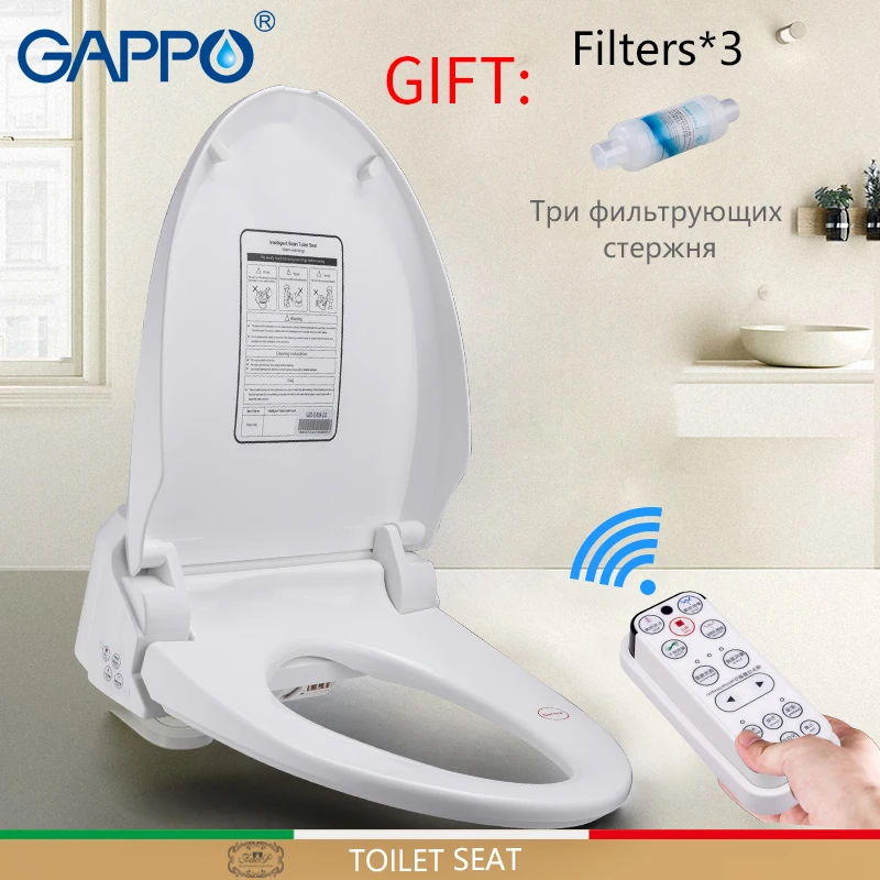 

GAPPO Toilet Seats Intelligent bidet Smart Bidet Toilet Seat lid Warm Toilet Cover Elongated Heated Sits abattant wc tapa wc
