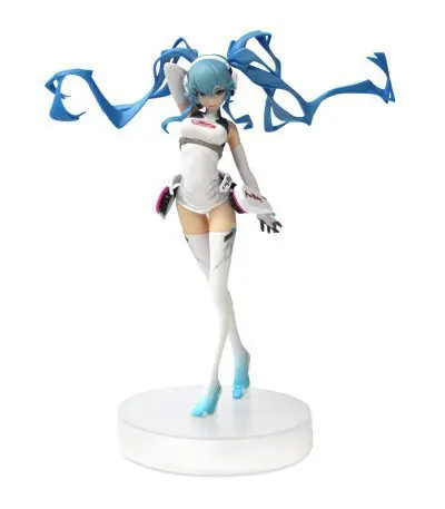 

Dowin 21cm Hatsune SQ Miku Anime Racing suits Collectible Action Figure PVC toys for christmas gift with retail box