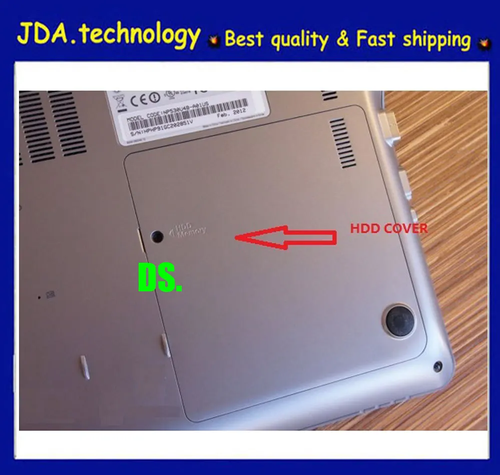 Новая/оригинальная крышка для жесткого диска SAMSUNG NP530U4C 530u4B 535u4c Нижняя корпуса
