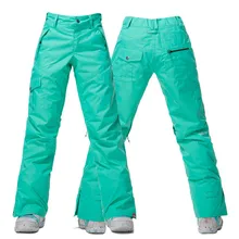 GSOU SNOW новые зимние-35 градусов лыжные брюки для женщин водонепроницаемые зимние сноуборд брюки для отдыха на открытом воздухе кемпинг женские брюки Панч брюки