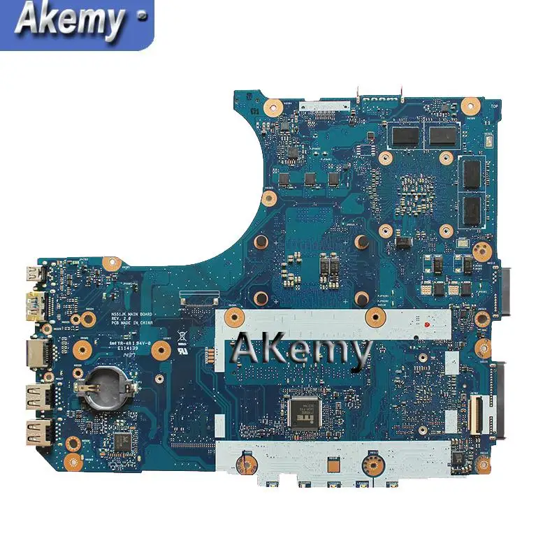 Akemy N551JM N551JW для ASUS N551JQ G551JW N551JM Материнская плата ноутбука i7-4720HQ Процессор PM GTX960 материнская плата Рабочая