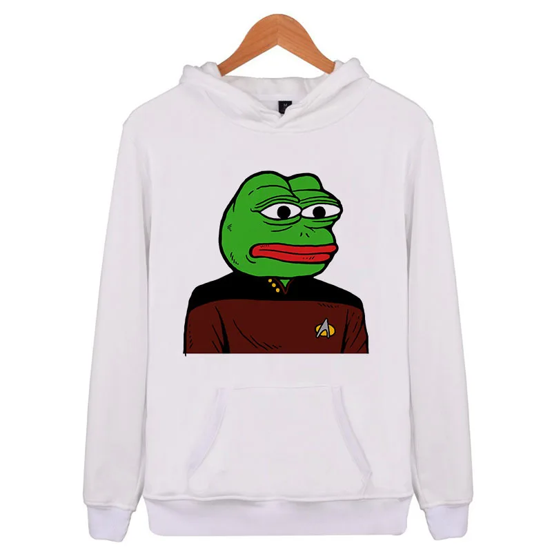 

Meme pepe fashion clothing Hoodies Men 2018 Autumn Winter Warm tops Sweatshirt Loose Fit Men's Hoodie E4322