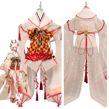 

Yin Yang Master Onmyoji SSR Shiranui Diver Ali Kimono Cosplay Costume Uniform Halloween Dress