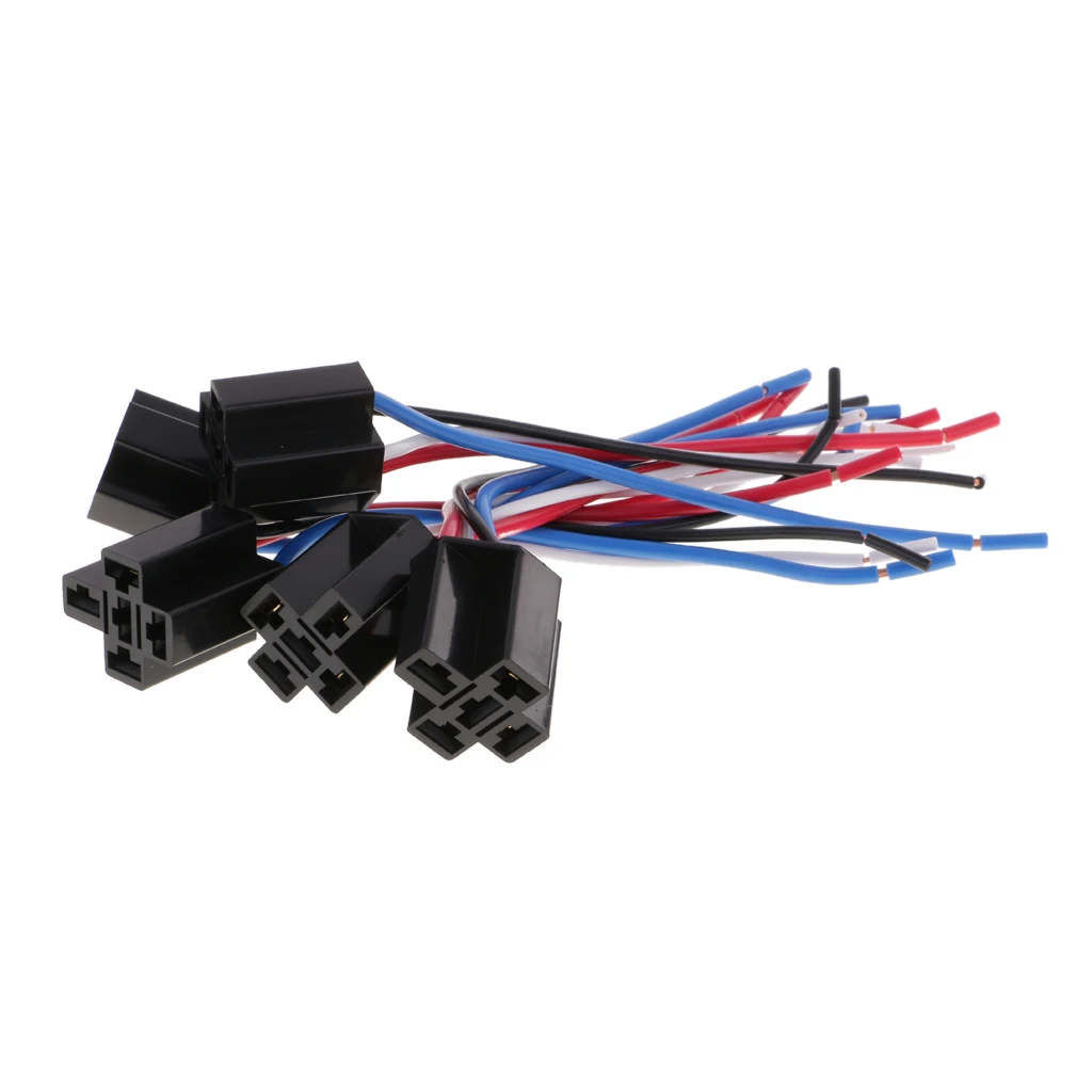 5 Pieces DC12V 80Amp Car SPST Automotive Relay 4 Pin 4 Wires Harness Socket -in Relays from Home Improvement on Aliexpress.com | Alibaba Group