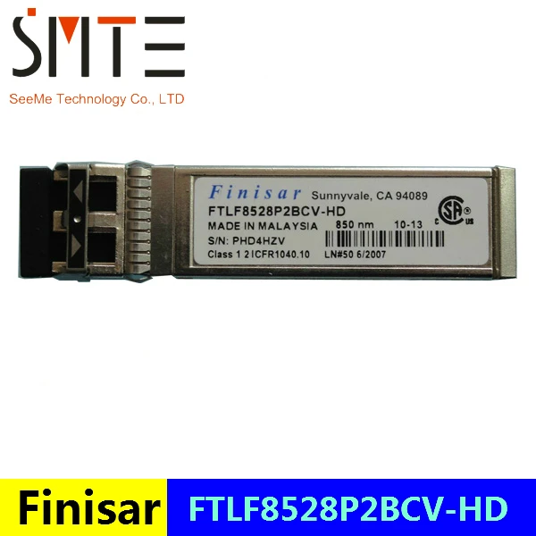 

Finisar FTLF8528P2BCV-HD SFP 8G 850nm fiber optical transceiver