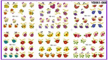 

6 PACKS / LOT NAIL ART WATER TRANSFERS STICKERS NAIL DECALS CHERRY BLOSSOM FLAMERAY GERBERA FLOWER YB061-066