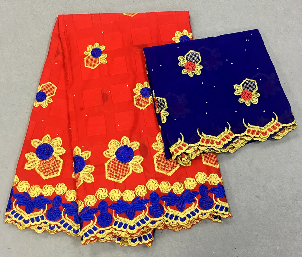 

African cotton lace fabric 2019 high quality lace swiss voile lace in switzerland with Stones for men/women dress
