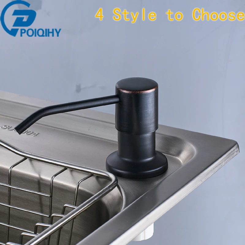 

Soap Dispenser Kitchen Bottle Deck Mounted Soap Dispenser Hand Soup Dispensers Chrome & Brushed Nickel & Oil Rubbed Bronze