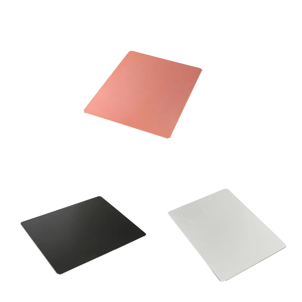 Aluminum Alloy Skidproof Waterproof Mouse Pad For Laptop Computer Rose Gold