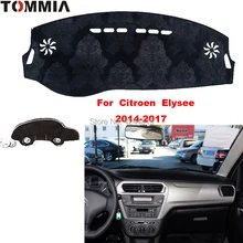 Крышка приборной панели Tommy коврик для автомобиля солнцезащитный тент анти-УФ покрытие для приборной панели коврик для приборной панели автомобиля для Citroen Elysee