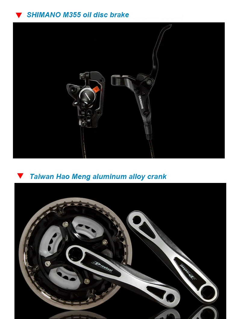 Excellent 26 "Carbon fiber mountain bike 27 speed oil dish magnesium alloy wheel shock absorber fork carbon fiber mountain bike M370 dial 8