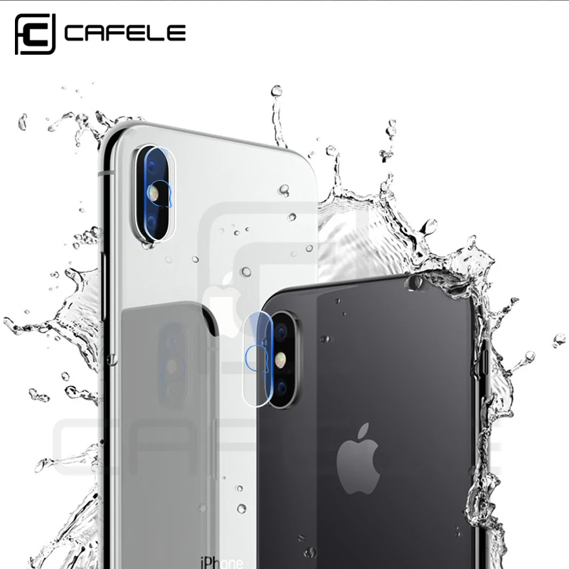 CAFELE Camera lens Screen Protector for iphone X Xs Max Clear Camera Tempered Glass For iphone Xs Seamless covering Anti-scratch