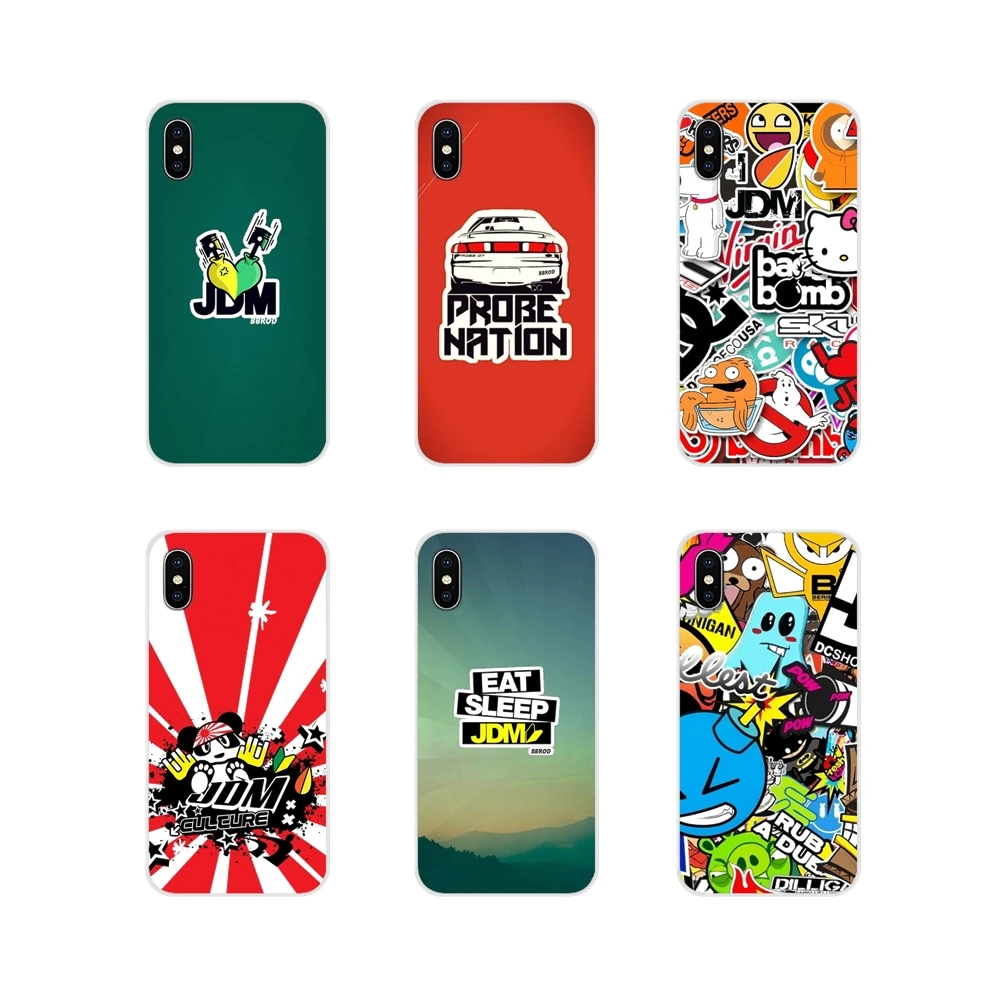 

For Apple iPhone X XR XS MAX 4 4S 5 5S 5C SE 6 6S 7 8 Plus ipod touch 5 6 Eat sleap jdm drift Accessories Phone Cases Covers