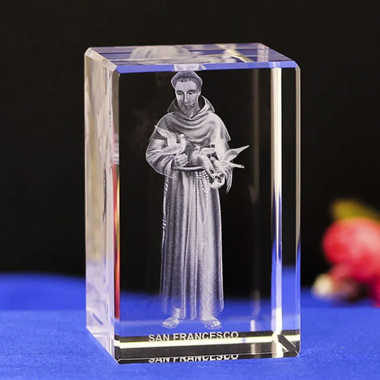 

Crystal Jesus Carving Crafts Fathers Pigeons Home Decorations Car Accessories Wholesale