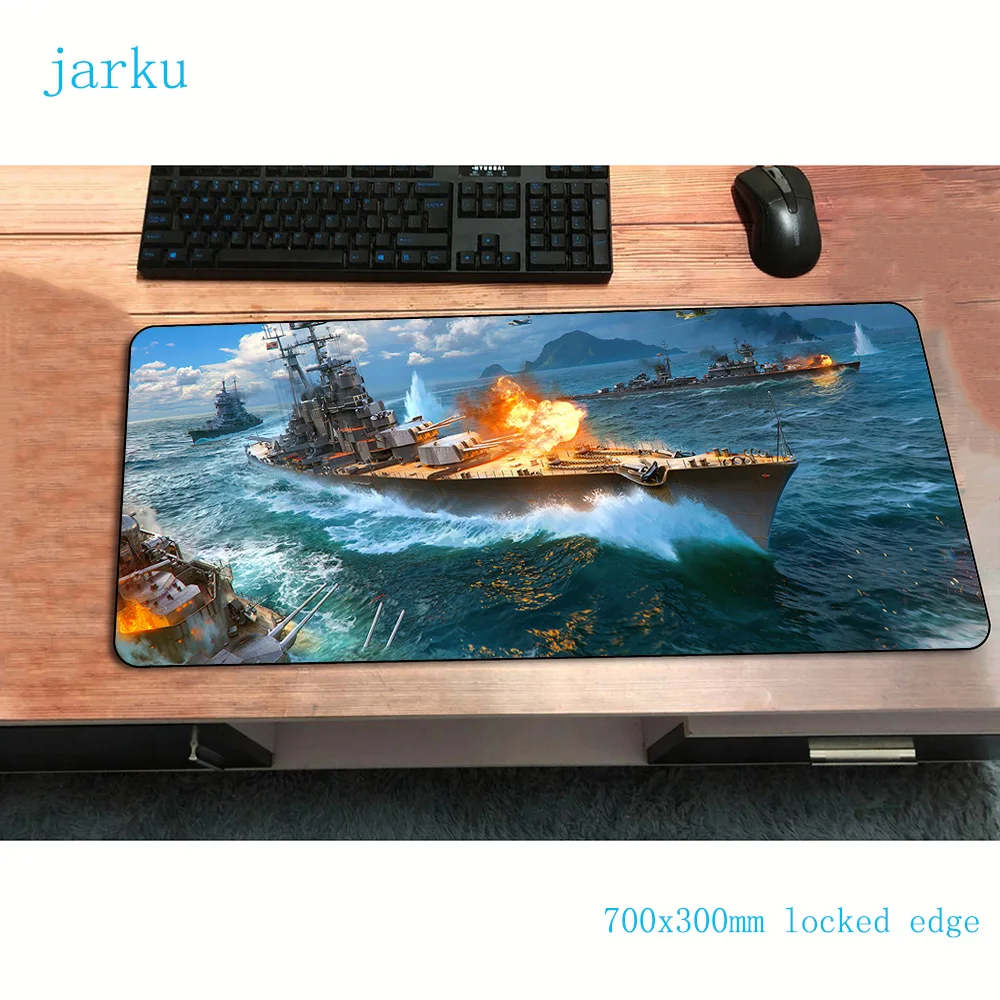 Игровой коврик для мыши world of warship 700x300x3 мм|Коврики мышей| |