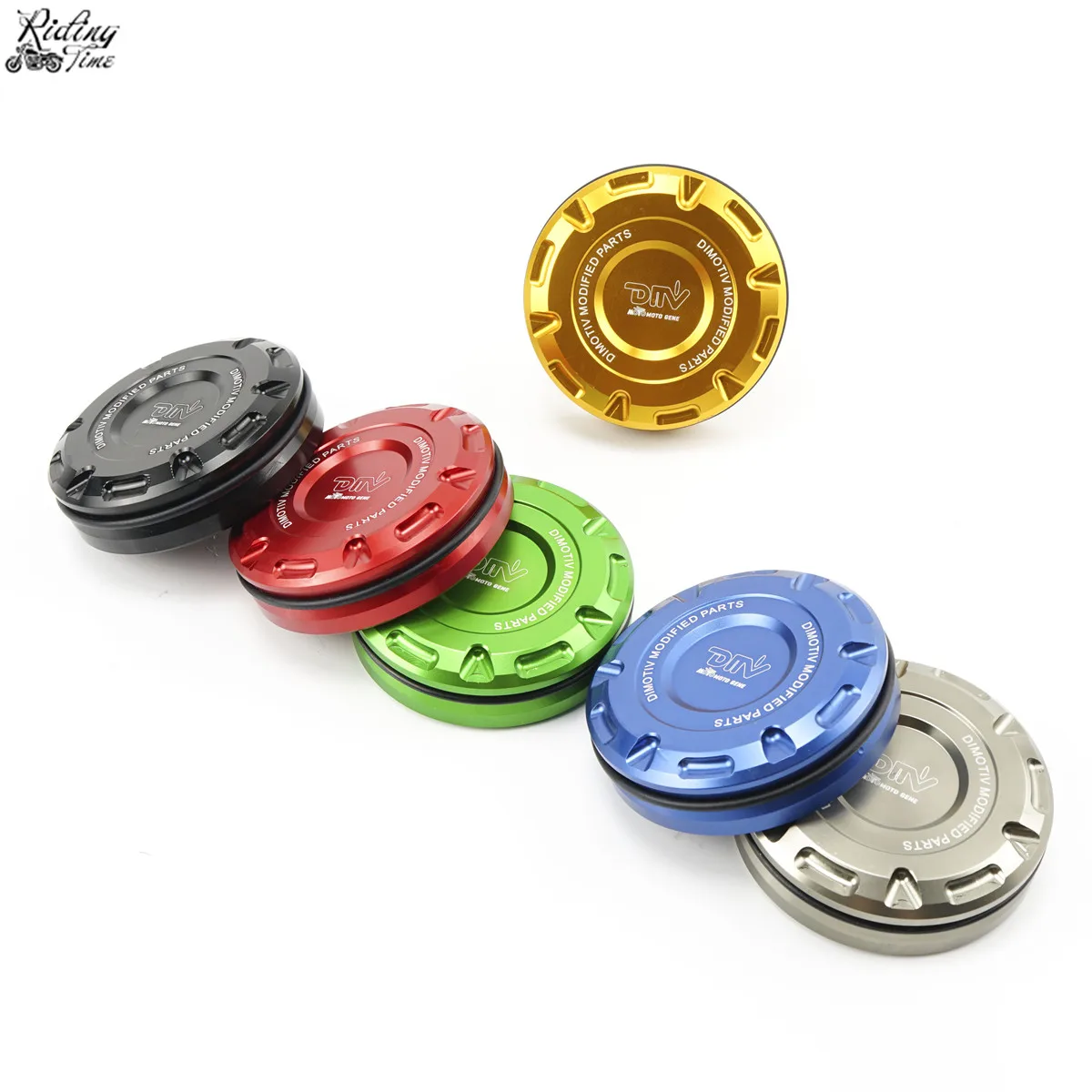 Worldmotop Brake Oil Cap Gas Cap Cover Motorcycle Brake Fluid Reservoir Cap for Yamaha YZF-R6 2006-2014 blue
