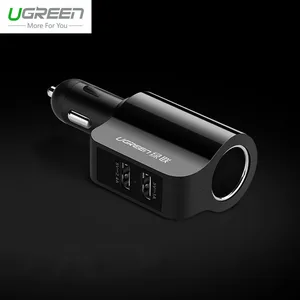 Ugreen Extension Car Phone Charger For iPhone X 8 7 6 Plus USB Auto Adapter For iPad Xiaomi Mi6 Mi5 Samsung S8 S7 S6 Edge LG G6 1 adapter item image
