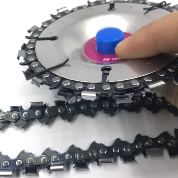 

4 Inch 22 Teeth Chain Disc Arbor Wood Carving Disc for 100/115 Angle Grinder ALI88
