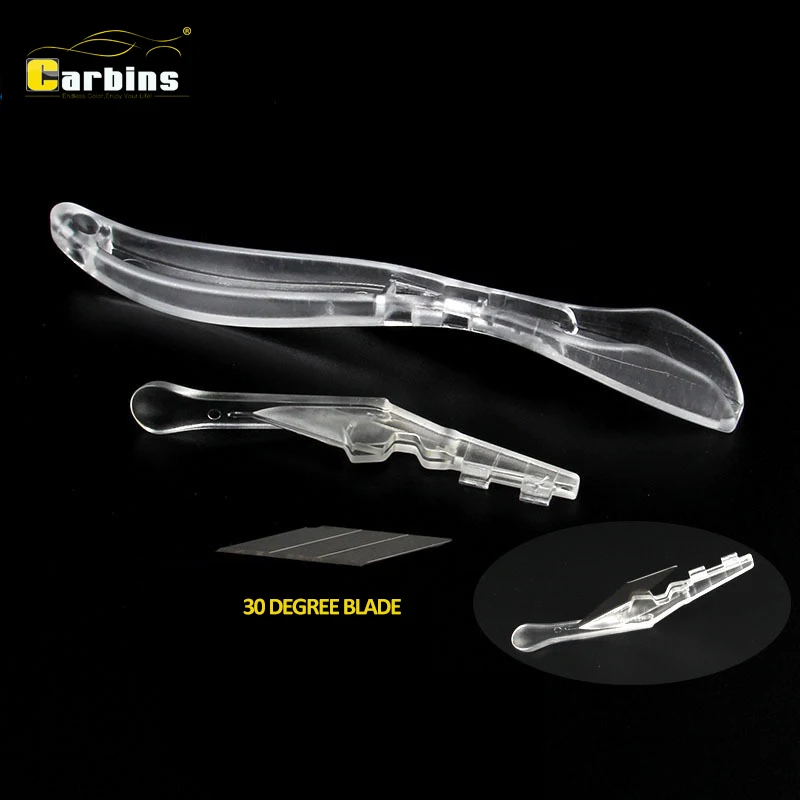 CARBINS в форме ручки резак нож для кузова автомобиля виниловая пленка обертывания тонировка с лезвием безопасная резка