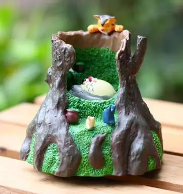 Hayao miyazaki ghibli Дерево отверстия для сна Тоторо и сяоми заводная Музыкальная шкатулка - Цвет: Многоцветный