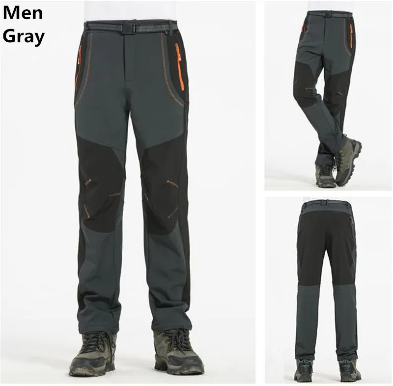 Зимние теплые брюки-карго, Стрейчевые брюки для мужчин и женщин, повседневные флисовые зимние штаны, водонепроницаемые брюки с мягкой оболочкой, мужские тактические рабочие брюки, 5XL