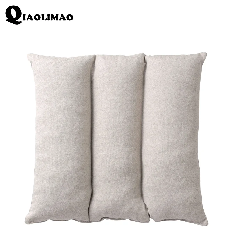 100 Knitted Cotton Back Cushion Pads Kitchen Chairs Lumbar Support