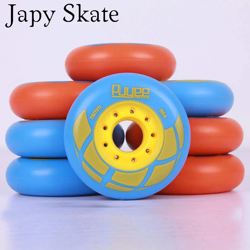 

Japy Skate 88A Puyee Roller Skating Wheels Professional Slalom Sliding Inline Skate Shoes Wheel SEBA Powerslide Slide Patine