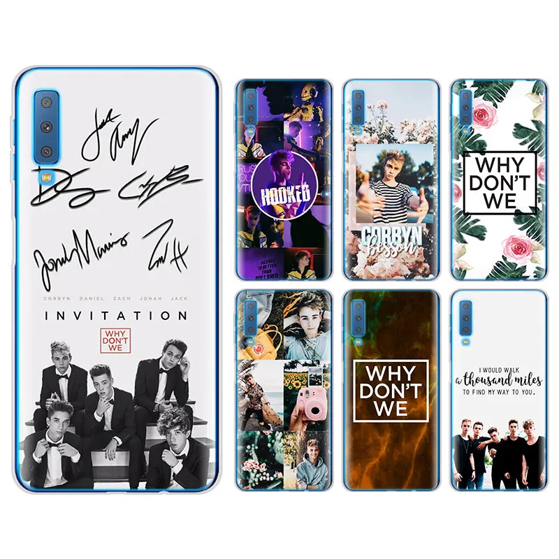 

Why Dont Do Not We WDW Silicone case for Samsung Galaxy A7 A6 A8+Plus A9 2018 S10 Plus S10e M20 M30 TPU Soft Phone case
