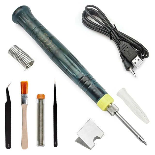 5V 8W USB Powered Electric Soldering Iron Solder Pen Welding Gun Hand