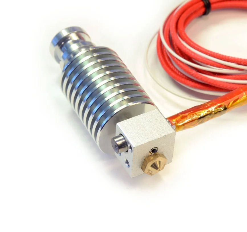 cheap 3D printer full metal remote extruder for Reprap Jhead 1.75mm filament,0.3mm 0.4mm 0.5mm nozzle with thermistor cable