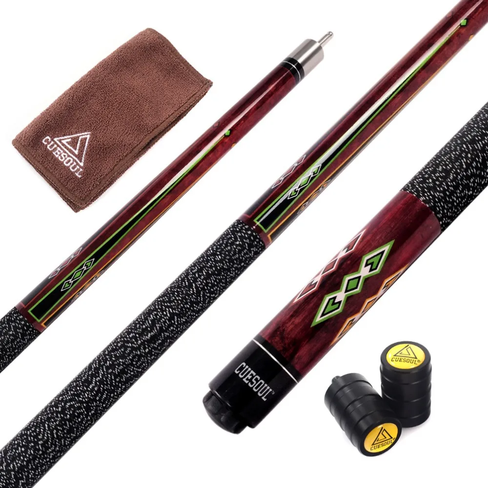 

Cuesoul CSPC015 58 inch Canadian Maple Wood 1/2 Jointed Pool Cue Stick Billiard Cue Cue From Billiard Accessories Supplies