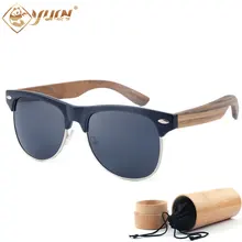 New 2017 Brand Designer Sunglasses Handmade Wood Arms Polarized Driving Sun Glasses For Men and Women Shade Eyewear 1503