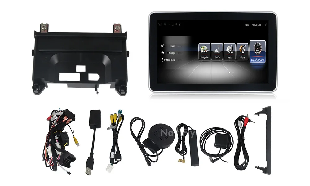 Navifly 3g ram Android HD экран автомобильный аудио gps мультимедийный плеер для Mercedes Benz GLC X253- поддержка DVR Камера просмотра