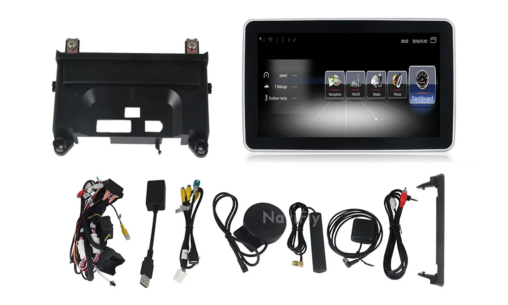 Excellent Navifly 3G RAM Android HD screen Car Audio gps Multimedia player for Mercedes Benz GLC X253 2015-2017 support DVR View camera 10