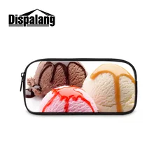 Портативный Симпатичные Карандаш сумка для детей Обувь для девочек мороженое конфеты Для женщин косметичка дамы составляют мешок студент Pen дело сумка для хранения