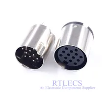 2 шт. PCB Din штекер разъем 13 Pin гнездо провода припоя крепление кабеля рейтинг 2A 110 В кабель припоя мини круговой DIN