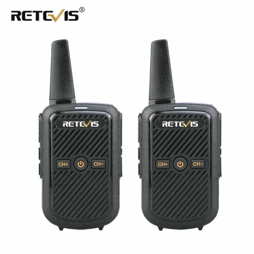 

2 pcs Retevis RT15 Mini Walkie Talkie Handheld Two-way Radio 2W UHF 400-470MHz VOX USB Charge Scrambler Ham Radio Hf Transceiver