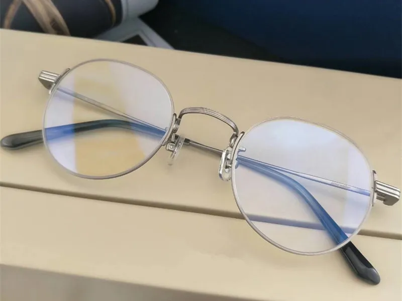 Новая мода Титан очки Для мужчин сверхлегкий близорукость круглый КР оптический рамка бренд очки