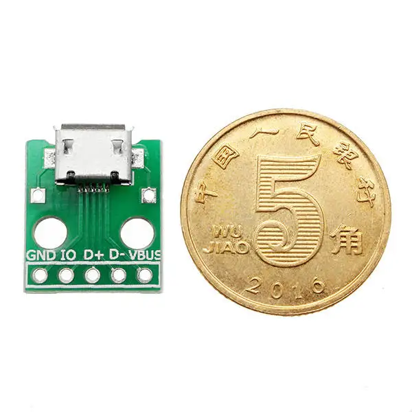 Micro USB для Dip Розетки Типа B микрофон 5P патч 2 54 мм с паяльной адаптерной