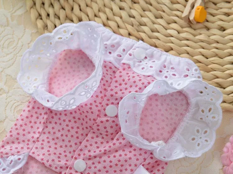 Summer New Cat Dog Clothes Puppy Dog Princess Dress Shirt With Nylon Lace Sexy Breathable Pet Clothing for Chihuahua Teddy XS S M L XL12