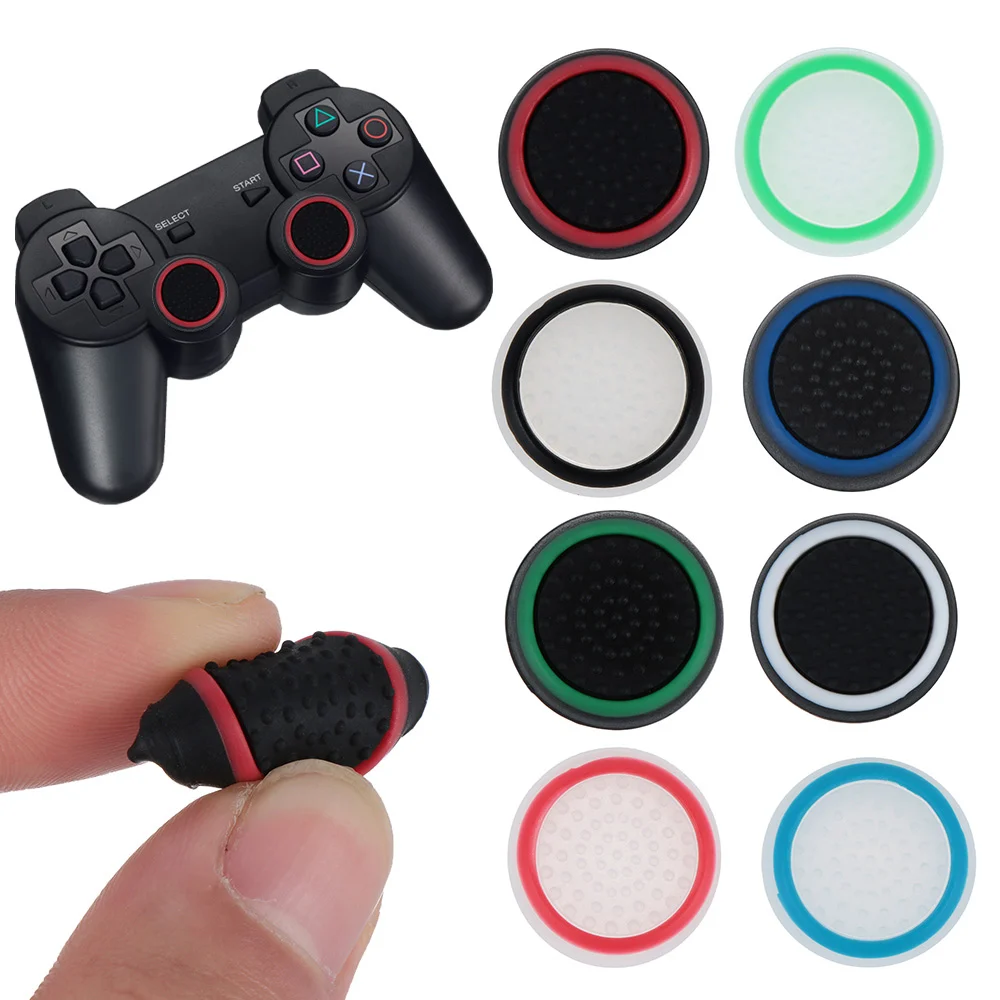 2 Pairs Replacement Silicone Thumbsticks Joystick Cap Cover for PS3/PS4/XBOX ONE/XBOX 360 Wireless Controllers Anti-slip | Электроника