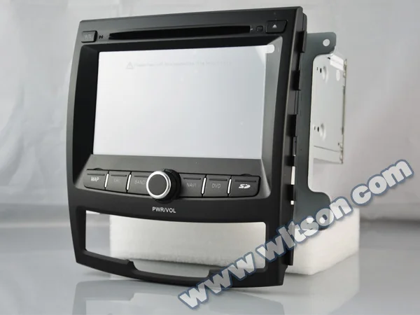 Top 7" Octa-Core Android 8.0 OS Car DVD GPS Radio for Ssangyong Korando 2010-2013 & Actyon 2012-2018 with Optional ADAS Function 1