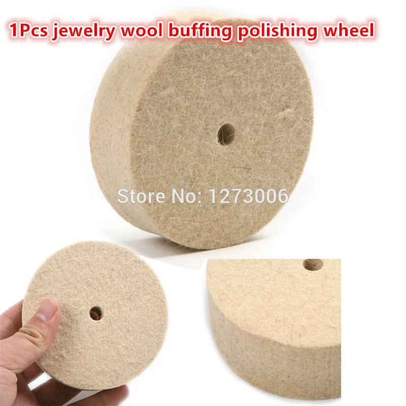 Universal 1PCS 100mm*25mm Jewelry Polishing Buffing Wheel Wool Felt