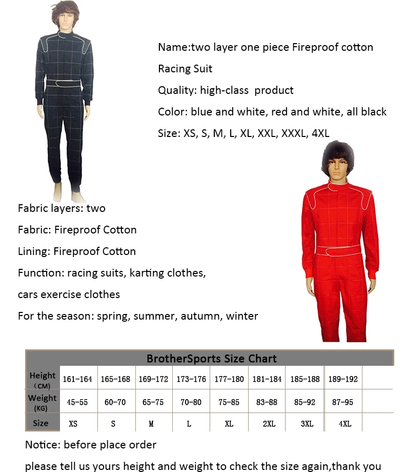 Fireproof racing suit detail 